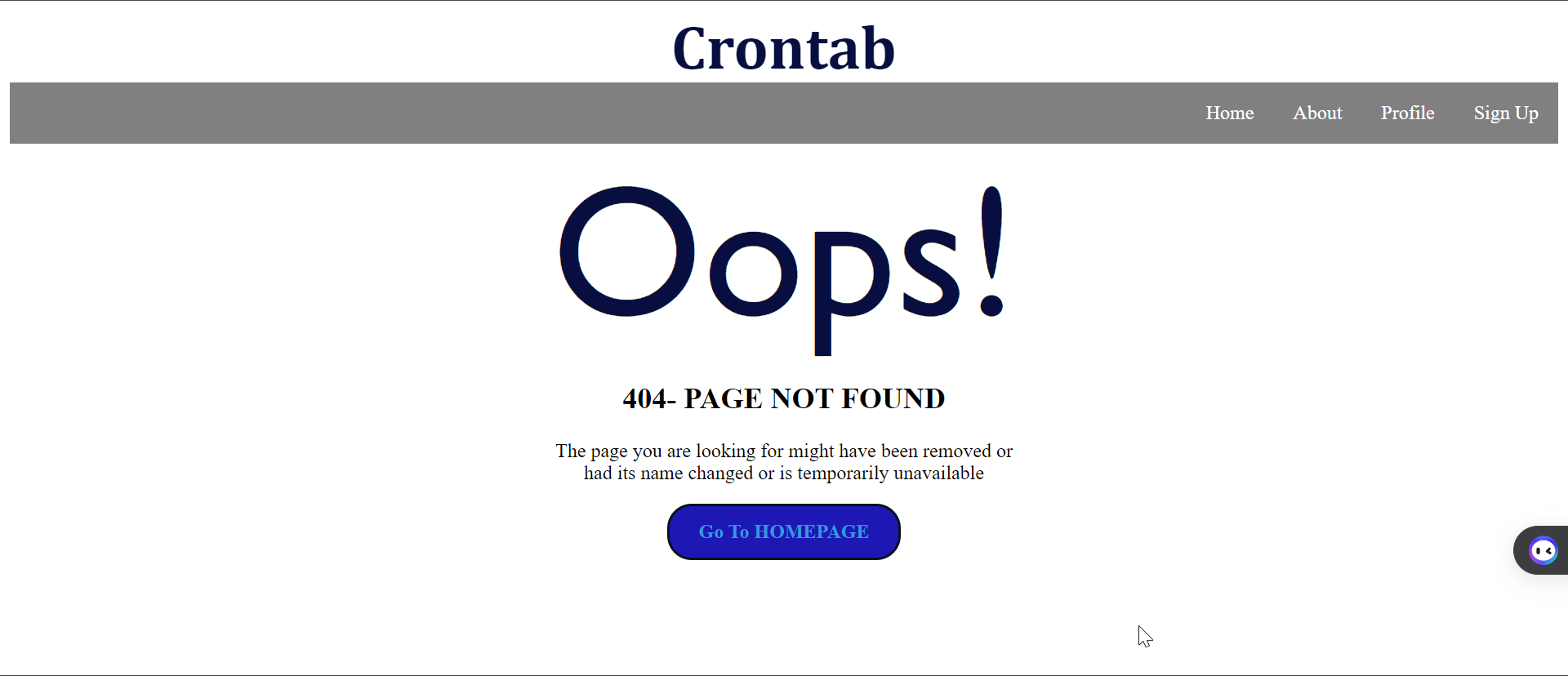 errorpage